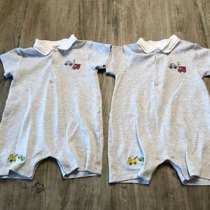 Kissy Kissy embroidered romper